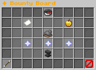 Bounty Board in-game menu