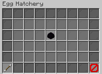 Egg Hatchery in-game menu